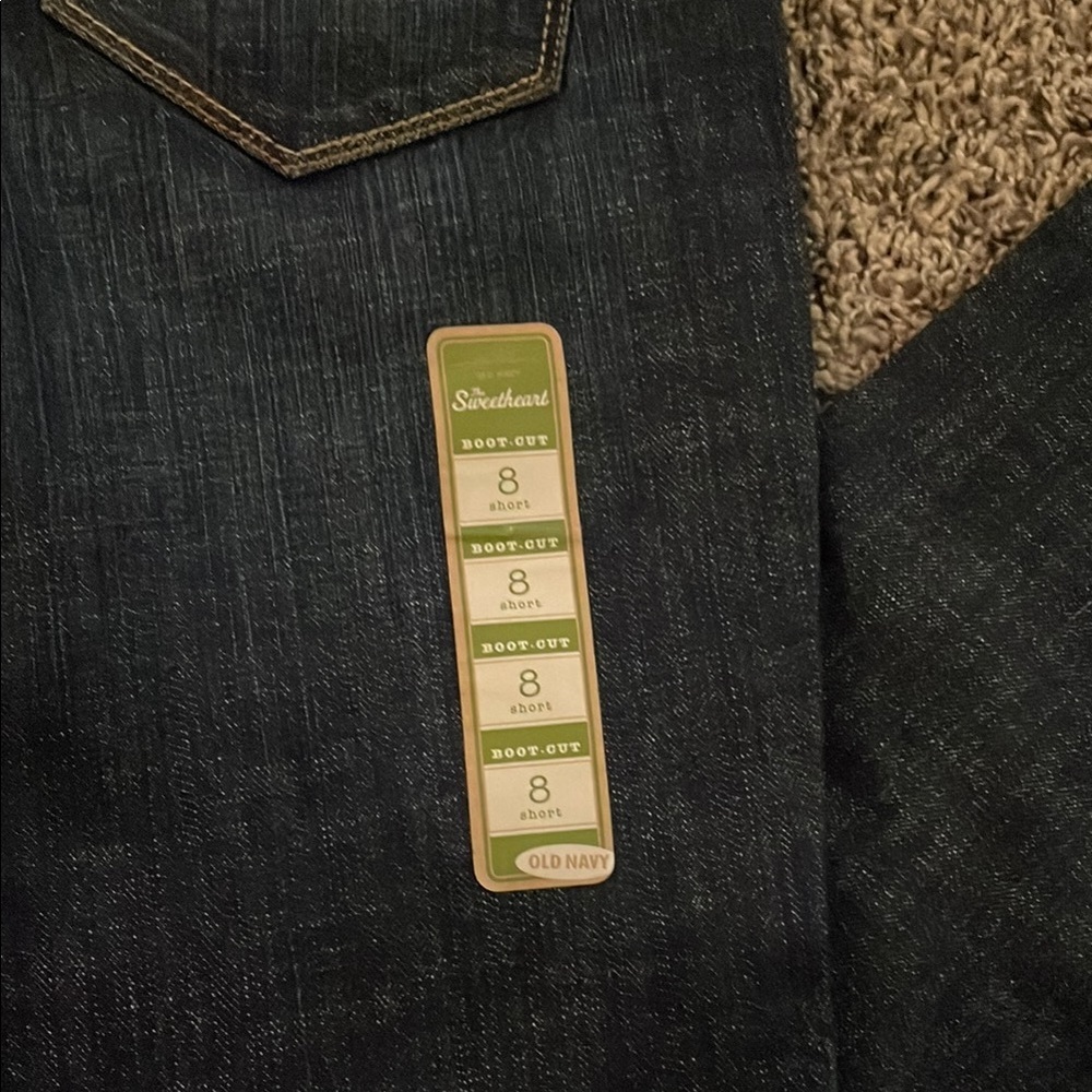 NWT Old Navy The Sweetheart Women's Dark Blue Boot Cut Jeans - Picture 9 of 11